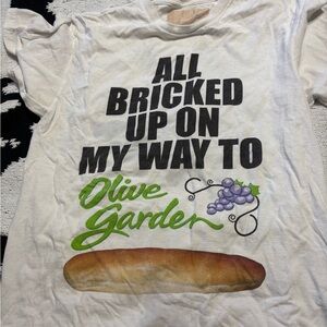 Olive Garden Graphic Tee - White